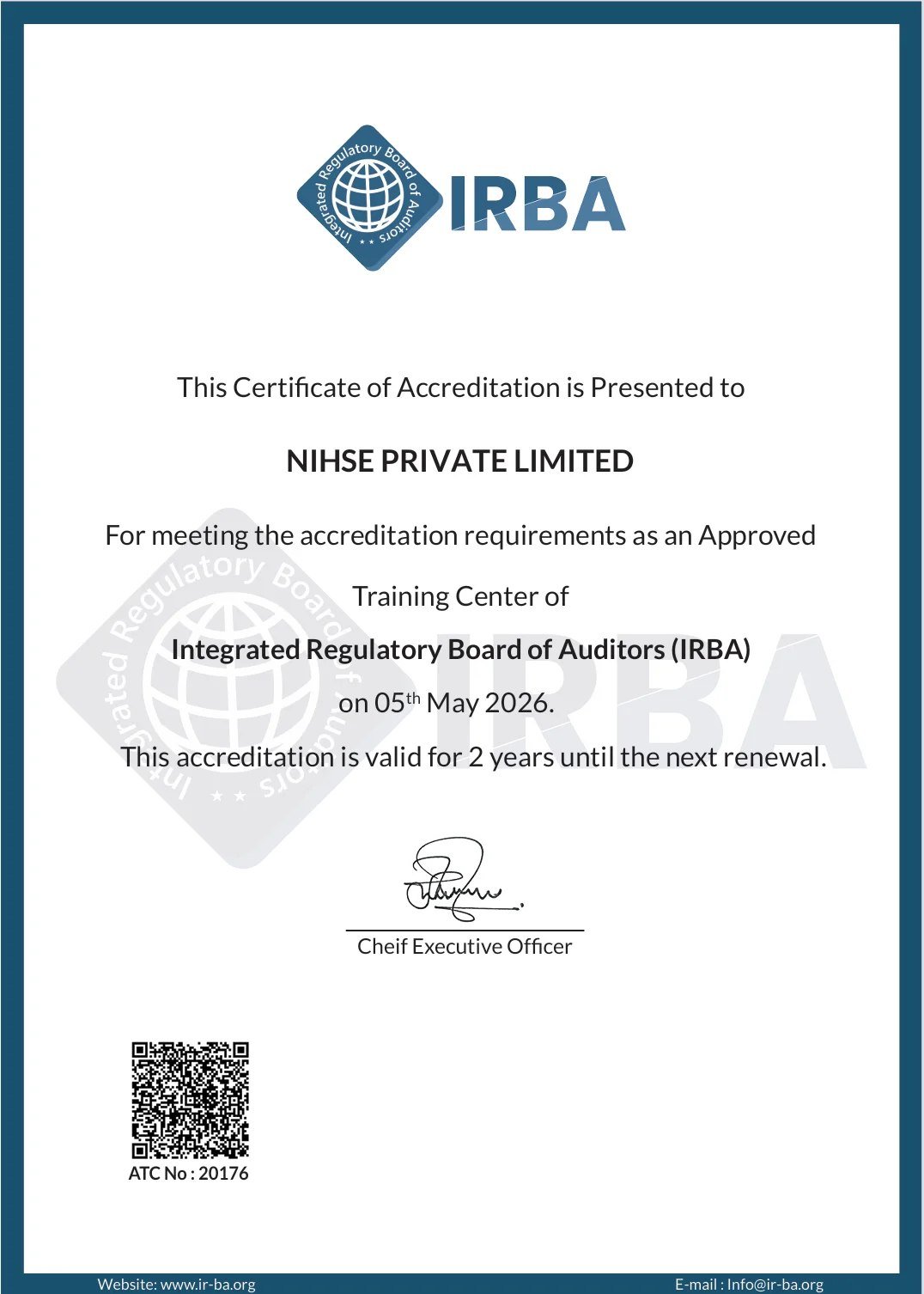 Accreditation
